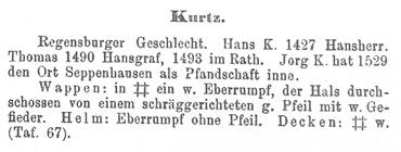 Kurtz of Regensburg